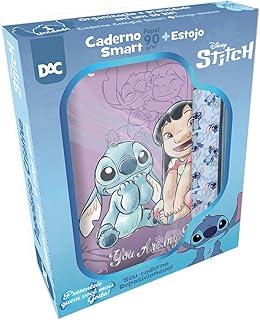 DAC - Caixa Criativa (Caderno Smart Colegial + Estojo) - Stitch