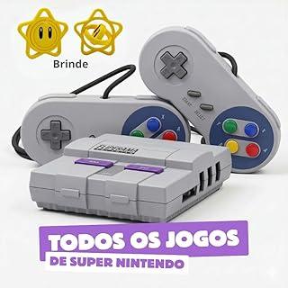 Game Retro Mini Super Nintendo + 2 Controles + todos os Jogos de Snes