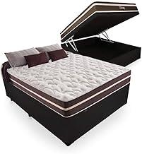 Cama Box Com Baú Casal + Colchão De Molas - Anjos - Classic Superlastic 138cm