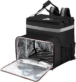 Mochila Bag Motoboy Térmica - 55L Grande Capacidade e Alta Eficiência para Pizzas e Entregas em Geral, Material Reforçado com Refletivo (preto)