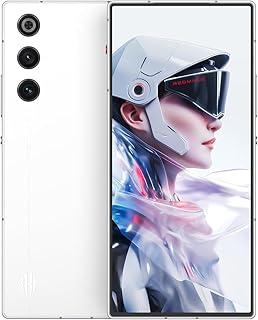 REDMAGIC 10 Air 120Hz Telefone para jogos, 5G Android Smartphone, 16GB RAM+512GB ROM, Snapdragon 8 Gen 3, 6.8" AMOLED Tela cheia, FHD+, 50MP Câmera, Dual-Sim, Celular desbloqueado Branco