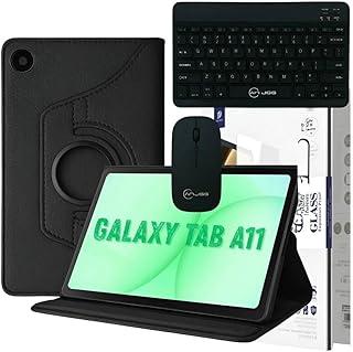 Kit Completo Capa Para Tab Samsung A11 8,7" Polegadas +Película +Teclado +Mouse