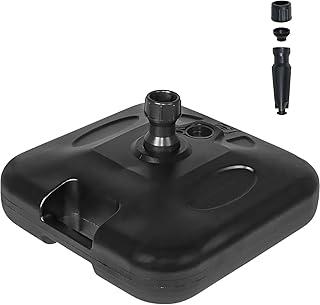 Suporte Base Ombrelone Plástico Água Ou Areia 18kg Preto