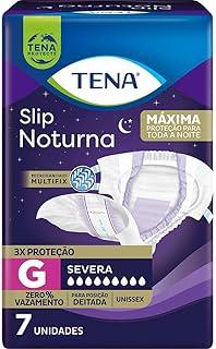 Fralda Geriátrica Tena Slip Noturna Tamanho G 7 Unidades