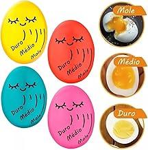 Kit 2 Timer para Ovos de Resina que Muda de Cor – Temporizador para Cozimento de Ovos (Mole, Médio, Duro)