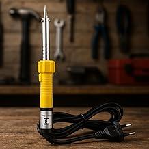 Ferro de Solda 60W 220V Profissional com Ponta de Precisão – Rápido Aquecimento, Cabo Resistente, Ideal para Eletrônica, Reparo Placas, Soldagem Manutenção, Artesanato, Hobby, Doméstico e Profissional