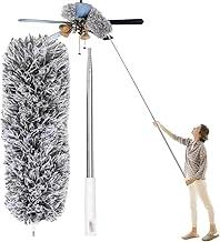 Espanador Telescópico Extensível Até 2.80 Metros Microfibra Haste de Inox | Limpa Teto Persianas Casa Escritório Guarda Roupa