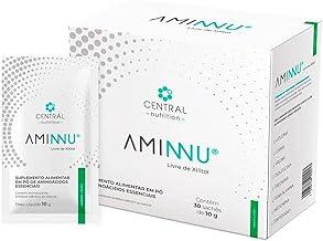 Aminnu - Sem Xilitol - Aminoácidos - Sabor Limão - Caixa com 30 sachês de 10g - Central Nutrition