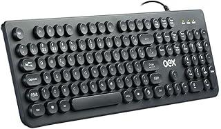 Teclado Com Fio Oex Pop Color Tc400 - Teclas Redondas