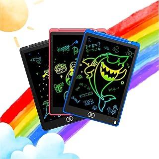 Tablet Infantil de Escrita e Desenho 12″ – Lousa Digital LCD Multicolorida com Botão de Apagar, Portátil – Presente Infantil