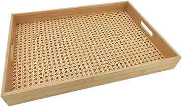 Mimo Style, Bandeja em Bambu Retangular Palhinha 39 cm