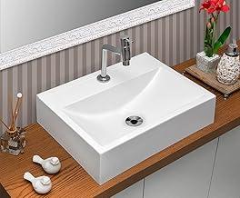 Kit Cuba Inspira Branca com Torneira AA05 e Válvula ABS Cromada