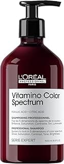 L'Oréal Professionnel, Shampoo Profissional, Vitamino Color Spectrum, para todos os cabelos coloridos & cores vibrantes, limpa suavemente, com brilho espelhado ultra intenso, 500ml com 15.02% de desconto por R$ 265,04 na amazon
