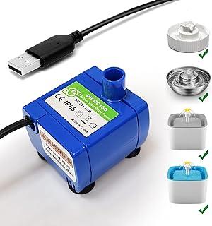 Bomba de fonte de água para gatos, bomba de fonte para animais de estimação, bomba de substituição do motor DR-DC160 para fonte para gatos