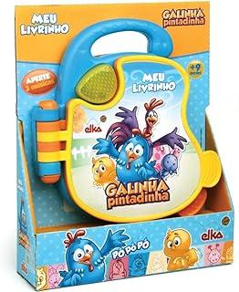 Galinha Pintadinha, Brinquedo para Bebe Livro Sonora, Elka, Multicor