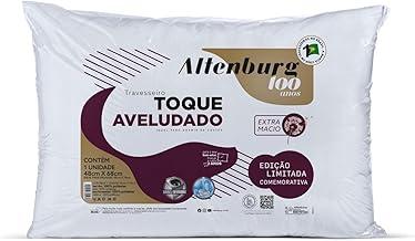 Travesseiro Toque Aveludado - 100 Anos - 48cm x 68cm - Branco