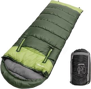 JOYFOX Saco de Dormir com Abertura para Braços, Impermeável e Térmico para Camping e Trilha, Adulto 210x75cm, Inclui Bolsa de Compressão