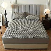 Capa Protetora Impermeável Matelada Colchão Box Casal Queen Com Elastico (CINZA, CASAL)