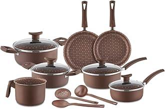 Conjunto de Panelas 10 peças Disegno Marrom - DITALIA PANELAS