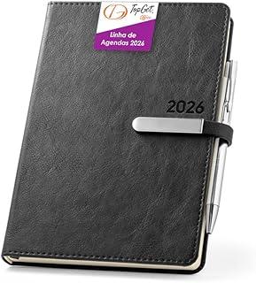 Agenda 2026 Dakota Média A5 Fecho Magnético TopGet (Preto)