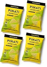 PINATI KIT Salgadinho Proteico POWER CHIPS Lemon Pepper - 10g de proteina - 4 unidades