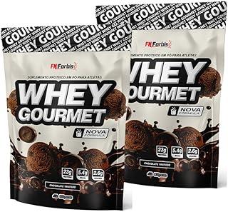 Kit 2X Whey Protein Gourmet 907g Refil - FN Forbis Nutrition (Único, Chocolate Trufado)