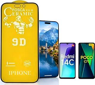 Película Cerâmica Fosca Redmi14C / Redmi A5 / POCO C75 / POCO C71 5G,Proteção Total, Anti-Riscos e Não Fica Com Marca De Dedo Na Tela