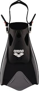 Arena Nadadeira Fitness Fin Preto Plástico flexível full foot pocket Pull-on Natação, Mergulho
