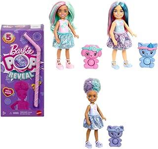 Barbie Pop Reveal Boneca Chelsea Doces Surpresas para crianças a partir de 3 anos