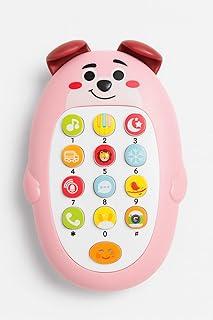 Celular infantil musical brinquedo (rosa claro)