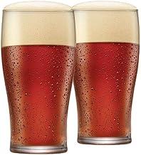 Ruvolo, Jogo de Copo de Cerveja Pint, Copo de Vidro 2 pcs, 590ml