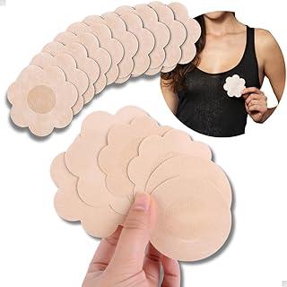 Kit 50 Adesivos Protetores de Mamilos Nude Descartáveis e Invisíveis 25 Pares (50 Unidades) Conforto e Discrição