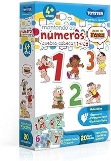 Toyster - Quebra cabeça: Turma da Mônica - Montando os Números - 20 peças
