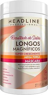 Máscara Longos Magníficos, Preenchimento dos Fios e Maciez - HEADLINE - 800g