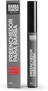 Preenchedor Para Barba Disfarça Falhas Alopecia 24h de Fixação 8ml - Barba de Macho