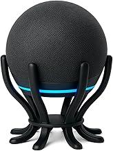 Suporte para Echo Dot 4ª e 5ª Geração, Base Polvo compátivel com Alexa 4 5 Geracao, Design Moderno e Estável, Organizador para Dot TimeClick (Preto Fosco)