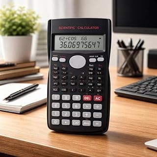 Calculadora Científica 240 Funções com Capa Protetora – Display Duplo 10+2 Dígitos, Calculadora para Faculdade, Engenharia, ENEM e Vestibular com 9.18% de desconto por R$ 19,89 na amazon