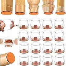 Kit 16 Peças Protetor Para O Pé Da Cadeira Mesa De Silicone Redondo 2,5cm almofadas de feltro