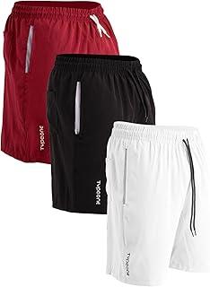 Kit 3 Bermuda Esportiva Masculina Tactel Com Elastano Shorts Com Bolso Anti Areia