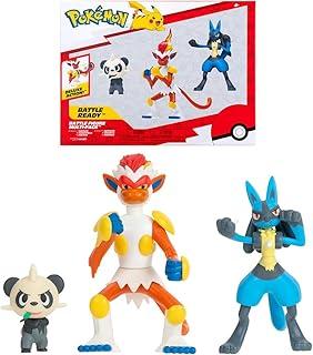 MULTIPACK 3 FIGURAS TIPO LUTADOR, POKEMON, SUNNY