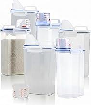 Kit 6 Unids Potes Herméticos 2,5 Litros Organizador Para Cozinha e Lavanderia