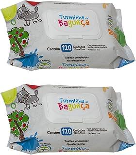 Kit 2 Lenços Umedecido Bebê Recém Nascido 240 Toalhas