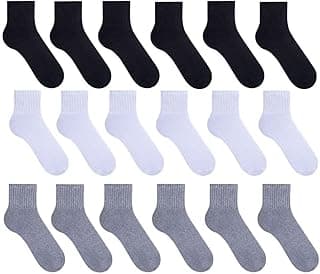 Kit 18 Pares de Meias Masculina Cano Médio 37/44