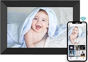 Moldura Digital de 10,1 Polegadas, Porta Retrato Digital de Nuvem Smart WiFi, Tela de Toque Tela IPS de 1280x800, 32 GB de Memória, Rotação Automática, Compartilhe Fotos e Vídeos via Aplicativo