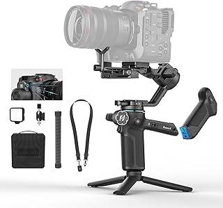 FeiyuTech SCORP 3 [Kit] Estabilizador Gimbal para Canon/Sony/Nikon/Fujifilm – Carga útil de 3,5 kg, alça destacável, rastreamento de IA integrado, gravação vertical nativa, estabilizador de vídeo