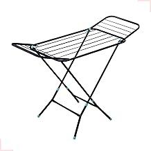 Varal Portátil De Chão Com Abas Dobráveis Não Enferruja (Preto)