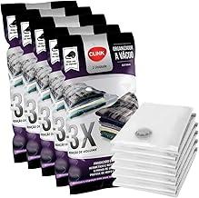 Kit 5 Sacos a Vácuo 60x80cm Organizador para Malas Viagem Guarda Roupa