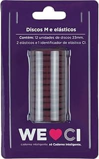 Caderno Inteligente Discos Grande 31Mm 12Discos+Elas Bord Kit 108989 com 11.71% de desconto por R$ 42,75 na amazon