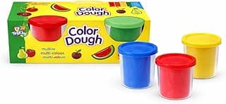 Massinha de Modelar Color Dough, 4 Potes Multicoloridos, para Crianças a partir de 3 Anos com 20.14% de desconto por R$ 17,96 na amazon