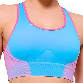 Top Selene Feminino Sem Costura Alta Sustentação Confortável Respirável Academia Fitness 20929